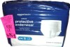 Amazon Basics Unisex Protective Underwear, Overnight Absorbency, Small/Medium, 16 Count New - 2
