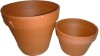 DEROMA 10.6 in. / 8.3" Terra Cotta Standard Pot / Assorted New Assorted - 2