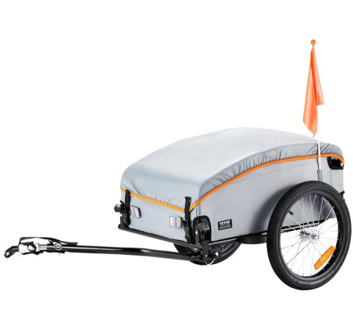 VEVOR Bike Cargo Trailer, 88/100/160 lbs Load Capacity, Heavy-Duty Bicycle Wagon Cart, Foldable Compact Storage with Universal Hitch New In Box $299