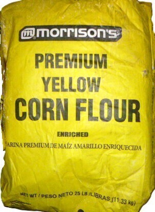 Morrisons Premium Yellow Corn Flour, 25 lb Bag
