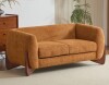 Ivy Bronx Rhudine Boucle Upholstered Sofa in Caramel New $899
