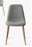 Wade Logan Folmar Upholstered Full Back Side Dining Chair in Gray New In Box $299