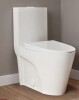 Swiss Madison St. Tropez Comfort Height One-Piece Elongated Toilet, Vortex Dual-Flush 1.1/1.6 GPF, White Hardware SM-1T254 New in Box $599