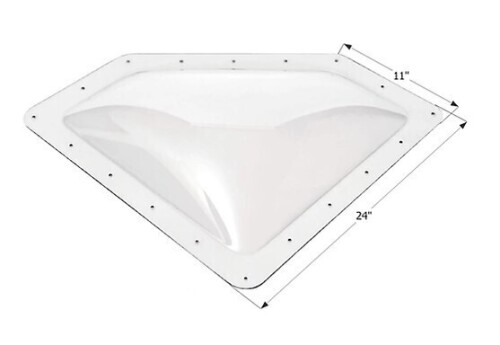 Icon RV Skylight, Clear, 20 in. x 8 in. x 4 in., NSL208 New $299
