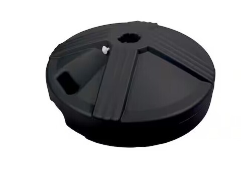 USW US Weight 50 lbs. Fillable Capacity Round Outdoor Patio Umbrella Base in Black New In Box $79