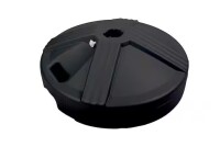 USW US Weight 50 lbs. Fillable Capacity Round Outdoor Patio Umbrella Base in Black New In Box $79