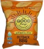 The Good Crips Company Outback BBQ Crinkle Cut Potato Chips, 1.5 oz New Best by 2/2027 - 2