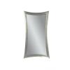 Bassett Mirror Company 48" x 36" Thoroughly Modern Hour-Glass Wall Mirror in Silver Leaf M1762, New in Box $499