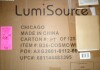 LumiSource Cosmo 26" Walnut and Cream Faux Leather Counter Stool, New in Box $299 - 2