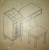 Streamdale Furniture Vanity Desk with Drawers Cabinet and Charging Port, Black, New in Box $399 - 2