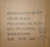 Martha Stewart Taytum Upholstered Office Chair, Black Polished Nickel Frame, New in Box $299 - 2