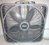 Lasko Power Plus 20 in. 3 Speed Box Fan for Home in Gray with Weather Shield Design for Window Use, 2000 CFM, Carry Handle On Working $79 - 2