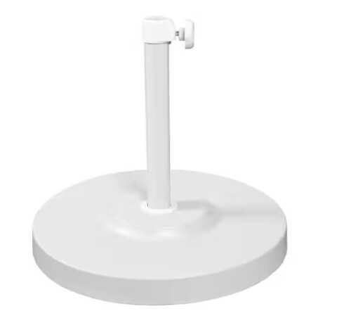 California Umbrella 50 lb. Patio Umbrella Base in White New In Box $199