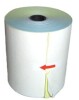 Amercareroyal 2 Ply 3 X 95 Feet Carbonless White/Canary Kitchen Printer Paper Roll With Solid Tube Core New - 2