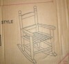 ECR4Kids Rose Red Solid Wood Children's Outdoor Rocking Chair New In Box $199 - 2