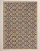 Chris Loves Julia x Loloi Judy Natural / Graphite Rectangle Area Rug 5' x 7'6" New $399