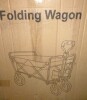 COLOURTREE 5 cu. ft. Beige Fabric Folding Collapsible All Terrain Outdoor Portable Utility Wagon Garden Cart, 200 lbs. Capacity $199 - 2