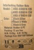 VEVOR 0.56 Inch Thick Gym Floor Mats, 12 Tiles Rubber Top with EVA Foam, 25" x 25" Gym Flooring Workout Mats with 48 sq.ft Coverage, Interlocking Puzzle Gym Mats for Gym, Home, Garage, Black & White New In Box $199 - 2