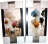 R2H Modern Nature Inspired Dry Flower Bouquet by Treechild - Picture Frame Print Set on Wood, 12" x 24" New In Box 2 Boxes $299 - 2