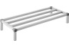 VEVOR Aluminum Dunnage Rack, 48&rdquo; x 20&rdquo; Commercial Food Floor Rack, 8&rdquo; Off the Floor, 1000 lbs Capacity All-Welded Aluminum Storage Rack, for Storage in Restaurants, Kitchens, Garages and Vehicles New In Box $199