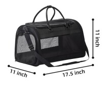 PET MARVEL Pet Handbag Black Size Medium New In Box $89