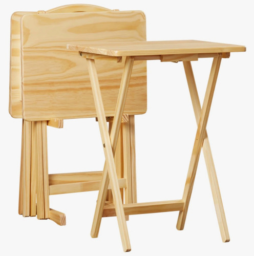 August Grove&reg; Mischa Tray Table Set New in Box $99