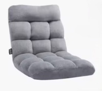 SKYSHALO Floor Chair, Recycled Foam Folding Sofa Chair with 14 Adjustable Positions, Multifunctional Floor Chair Gray New In Box $99