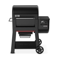Weber Searwood 600 648-Sq. in Black Pellet Grill with Smart Compatibility $1099