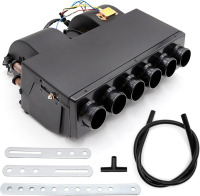 Saihisday A/C Air Conditioning Universal Evaporator Assembly Unit 12V, Under-Dash A/C Heating Cooling Unit 3 Speed 6 Vents for Car Truck Portable AC for Car $299
