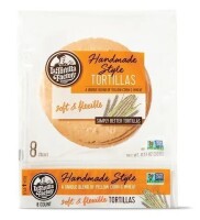 La Tortilla Factory Handmade Style Yellow Corn & Wheat Tortillas, Non-GMO, 14 Grams of Whole Grains, 8-Count, 11.57 Ounce New Best by 11/2026
