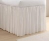 Laura Ashley Washed Solid Tailored Twin XL Bedskirt New $79