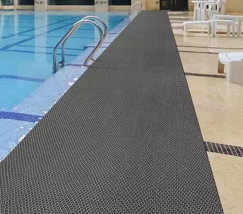 OGETFUUR 3 ft. x 10 ft. Drainage Non Slip Flooring Mat, Heavy Duty Commercial Anti Slip Floor Mats for Outdoor New In Box $299