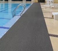 OGETFUUR 3 ft. x 10 ft. Drainage Non Slip Flooring Mat, Heavy Duty Commercial Anti Slip Floor Mats for Outdoor New In Box $299