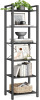 VASAGLE 6-Tier Bookshelf, Bookcase with Steel Frame, Book Shelf for Living Room, Home Office, Study, 11.8 x 15.7 x 73.2 Inches, Industrial Style, Ebony Black and Ink Black New In Box $99