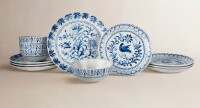 Fitz and Floyd Sicily 12-Piece Dinnerware Set, Service for 4 New In Box $299