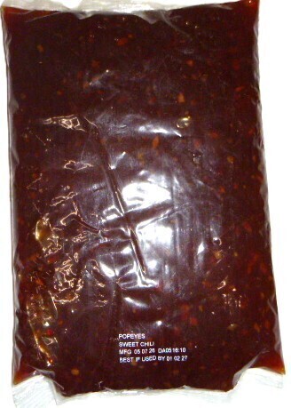 Popeyes Louisiana Kitchen Sweet Chilli Wing Sauce, 48 oz New Best by 1/2027