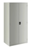 Hirsh 18" x 36" x 72" Light Gray Storage Cabinet with 4 Shelves - Assembled 22006 New Shelf Pull $599