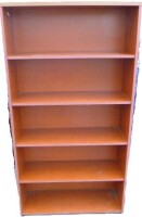 5 Shelf Wooden Bookcase