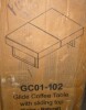 Modern Art Furniture Glide Coffee Table With Sliding Top - Natural In Box $699 - 2