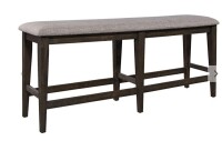 Liberty Furniture Double Bridge Collection Transitional Upholstered Counter-Height Dining Bench New in Box $599