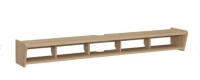 Walker Edison 70" Floating Wall Mounted TV Stand in Coastal Oak Finish New in Box $299