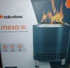 Solo Stove Mesa XL 7.6 x 8.6 in. Stainless Steel Fire Pit with 15 lbs of Kiln Dried Mini Oak Firewood-5 in. x 1.5 in. Pieces of Oak New in Box 2 Boxes $299 - 2
