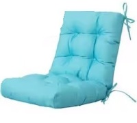 ARTPLAN Seat/Back Outdoor Chair Cushion Patio Cushion Tie Tufted Replacement for Patio Furniture 20 in. x 20 in. x 4 in. New $99