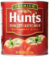 Hunt's Tomato Ketchup, 7 lb 2 oz Best by 11/2027 / Angela Mia Fire Roasted Diced Tomatoes, 6 lb 6 oz Best by 6/2027 New Assorted