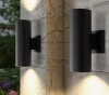 Ivy Bronx Raley 2- Bulb Outdoor Wall Lantern (Set of 2) New In Box $199