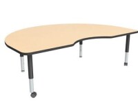 Lorell Classroom Kidney Shaped Activity Tabletop (2 Boxes) New in Box $599