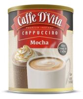 Caffe D'Vita Cappuccino Instant Mocha - 16 oz, New Best by 11/2027