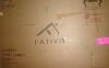 Hokku Designs Deivion Stone Top Single Coffee Table, in White New in Box $299 - 2