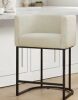17 Stories Upholstered Counter Stool With Metal Frame New Open Box $399