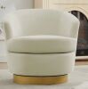 Mercer41 Janien Velvet Swivel Barrel Chair New in Box $799